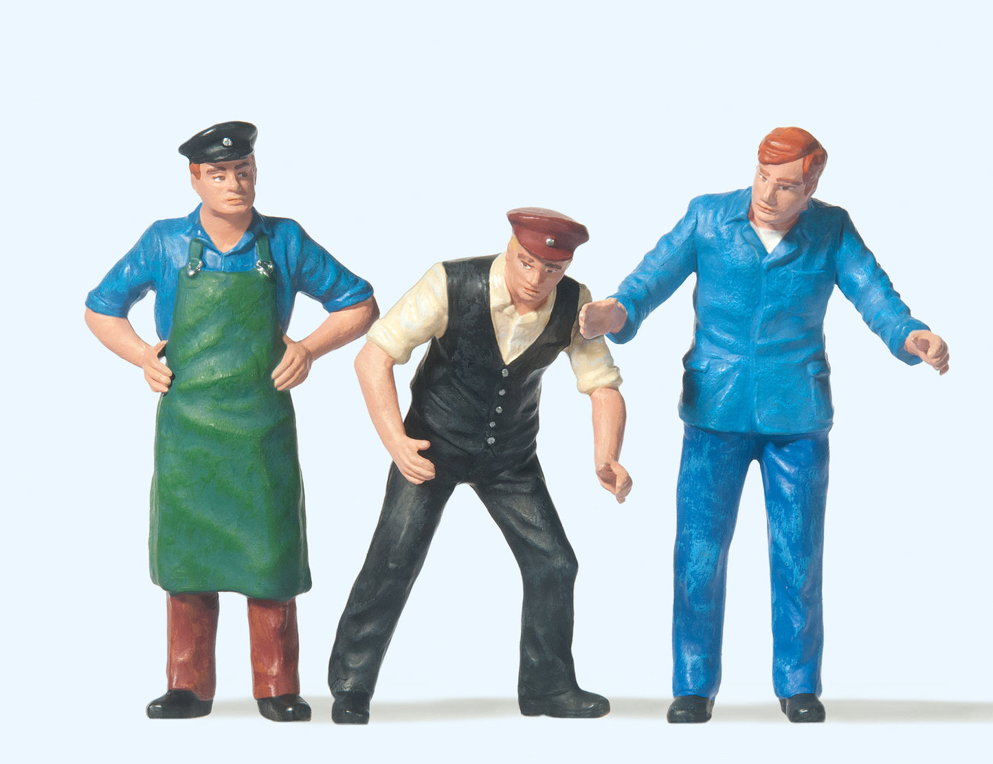 Preiser 45028 Delivery Men (3) Figure Set G Gauge