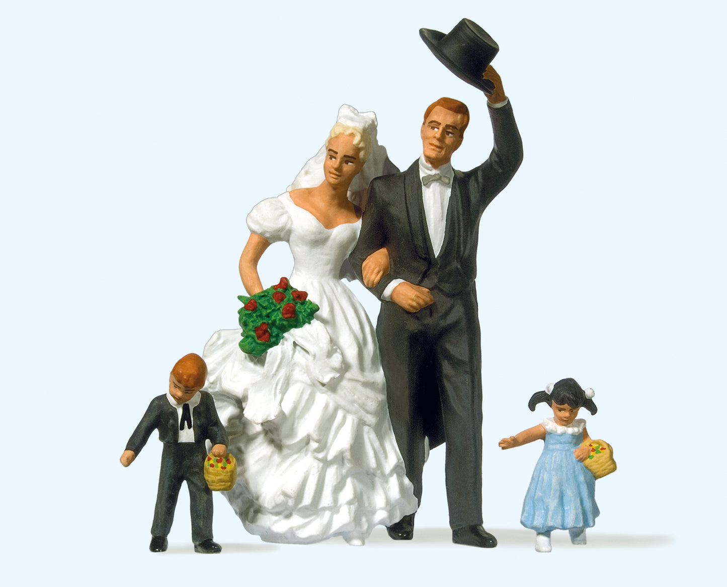 Preiser 45041 Wedding Scene (4) Figure Set G Gauge