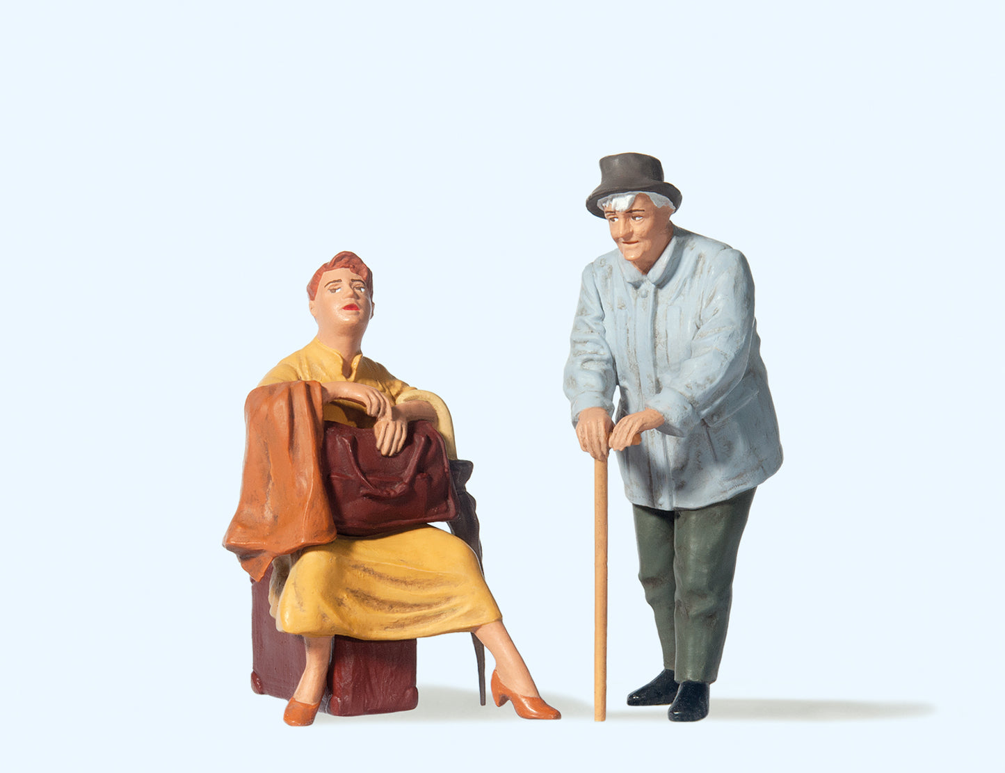 Preiser 45130 Travelling Women (2) Figure Set G Gauge