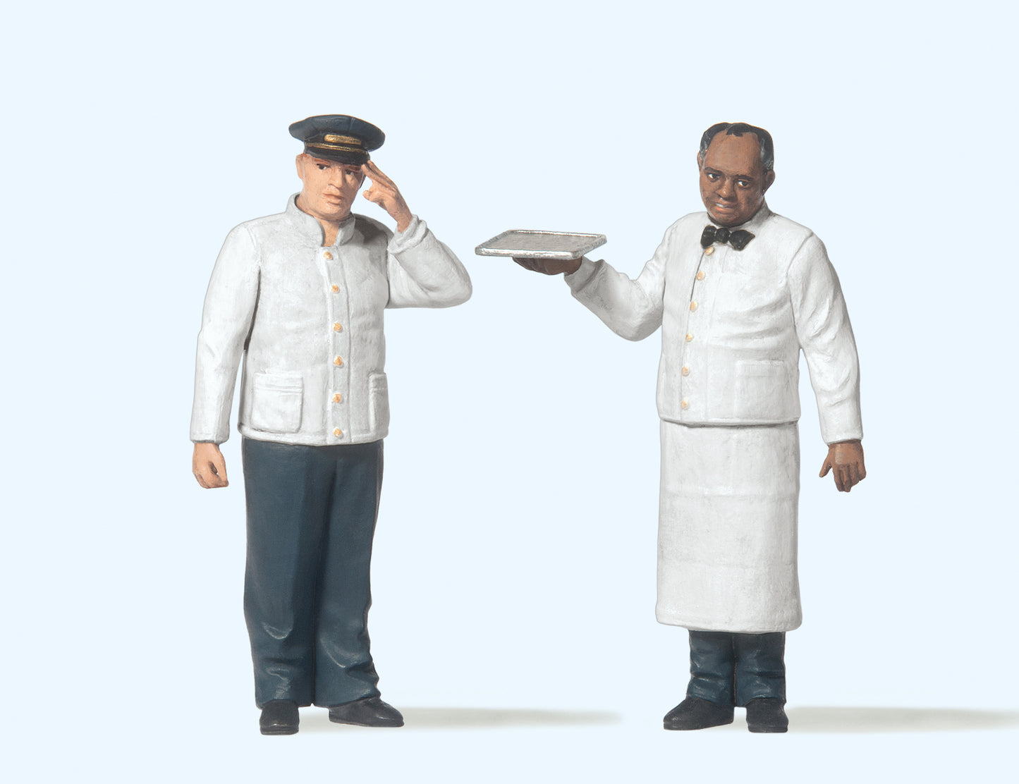 Preiser 45144 American Railroad Attendants (2) Figure Set G Gauge