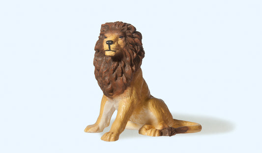 Preiser 47505 Lion Sitting Figure 1:25