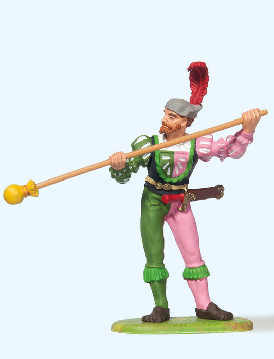 Preiser 52315 Mercenary Bondsman with Barrel Wiper Figure 1:25