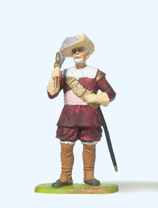 Preiser 53001 Mercenary General Tilly Figure 1:25