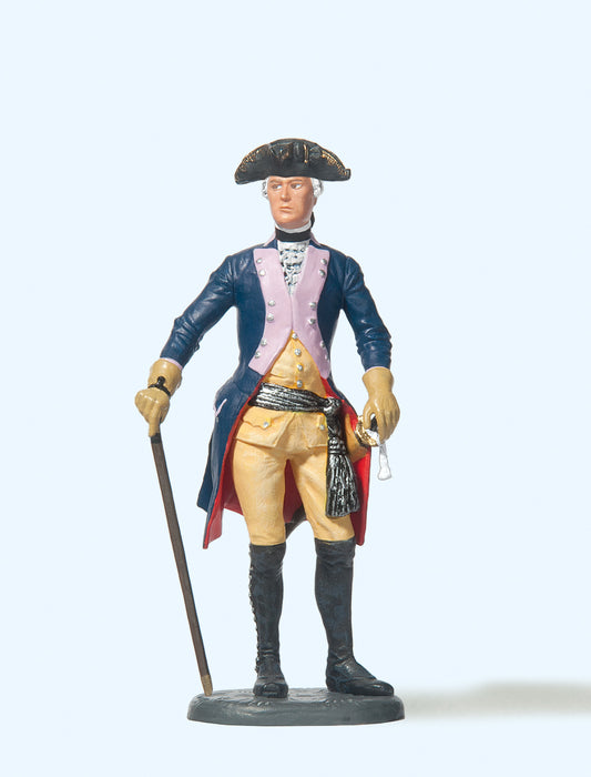 Preiser 54115 Prussian (1756) 7 Officer Standing Figure 1:24
