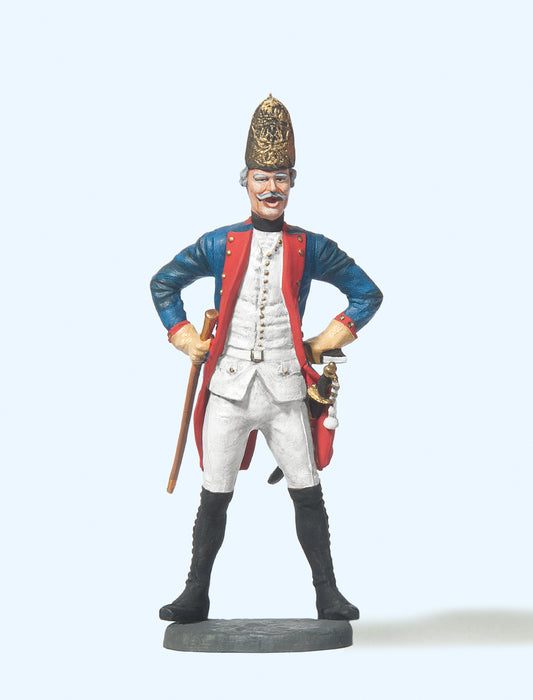 Preiser 54124 Prussian (1756) 38 NCO Standing Fusilier Figure 1:24