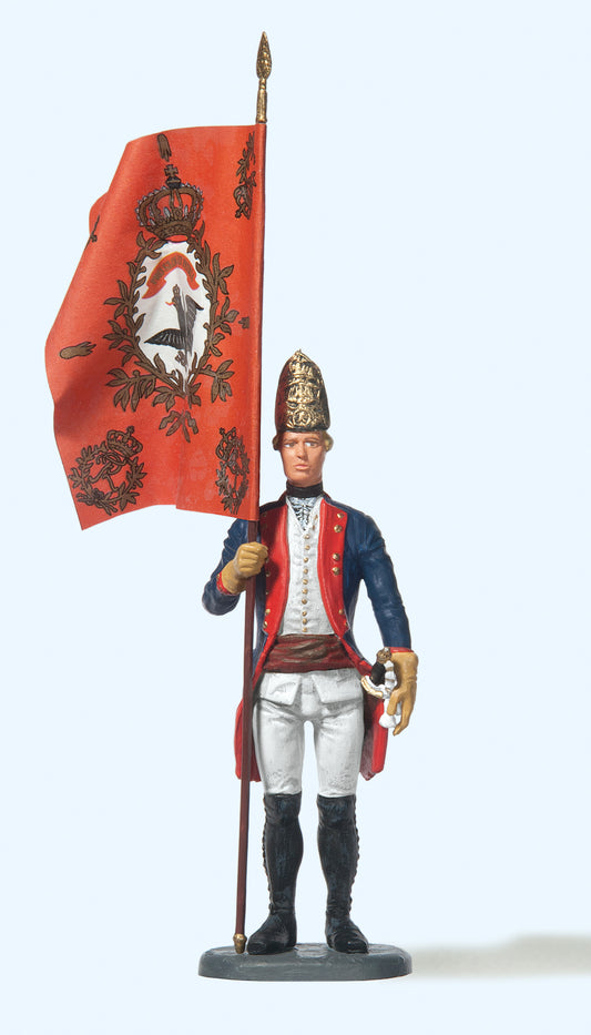 Preiser 54125 Prussian (1756) 38 Ensign Standing Fusilier Figure 1:24