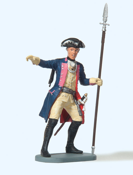 Preiser 54133 Prussian (1756) 7 Officer Figure 1:24
