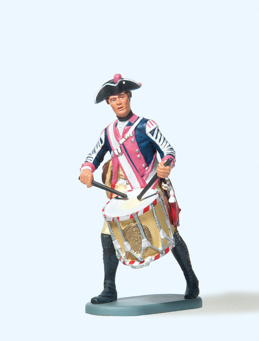 Preiser 54134 Prussian (1756) 7 Drummer Taking the Lead Figure 1:24