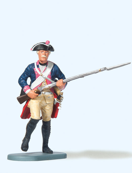 Preiser 54137 Prussian (1756) 7 Musketeer Storming Figure 1:24
