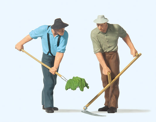 Preiser 63053 Farmers (2) Figure Set Gauge 1