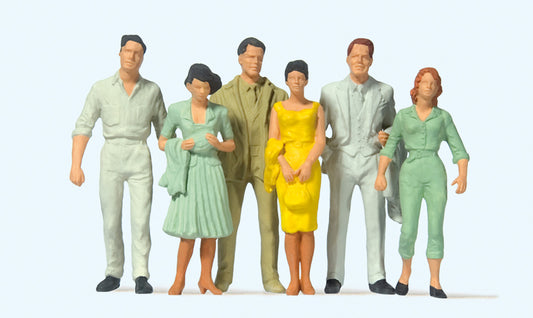 Preiser 63203 Passers By (6) Figure Set 1:32