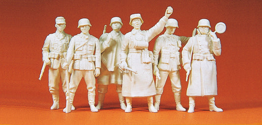 Preiser 64003 German Reich 1939-45 Guards/Officers (6) Kit 1:35