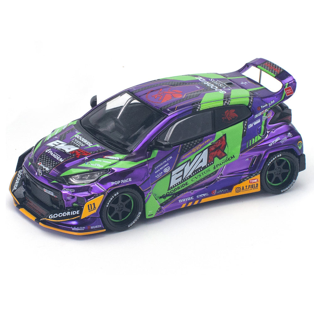 Pop Race 640143 EVA RT Test Type-01 Goodride GR Yaris 1:64 Diecast Model