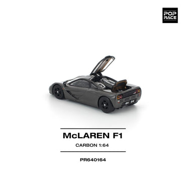 Pop Race McLaren F1 Carbon Edition 1:64 Diecast Car PR640164