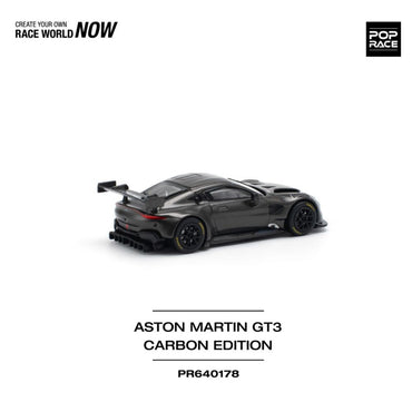 Pop Race Aston Martin Vantage GT3 Carbon Edition 1:64 Diecast 640178