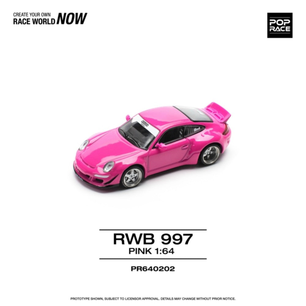 Pop Race RWB 997 - Pink 1:64 Diecast Car