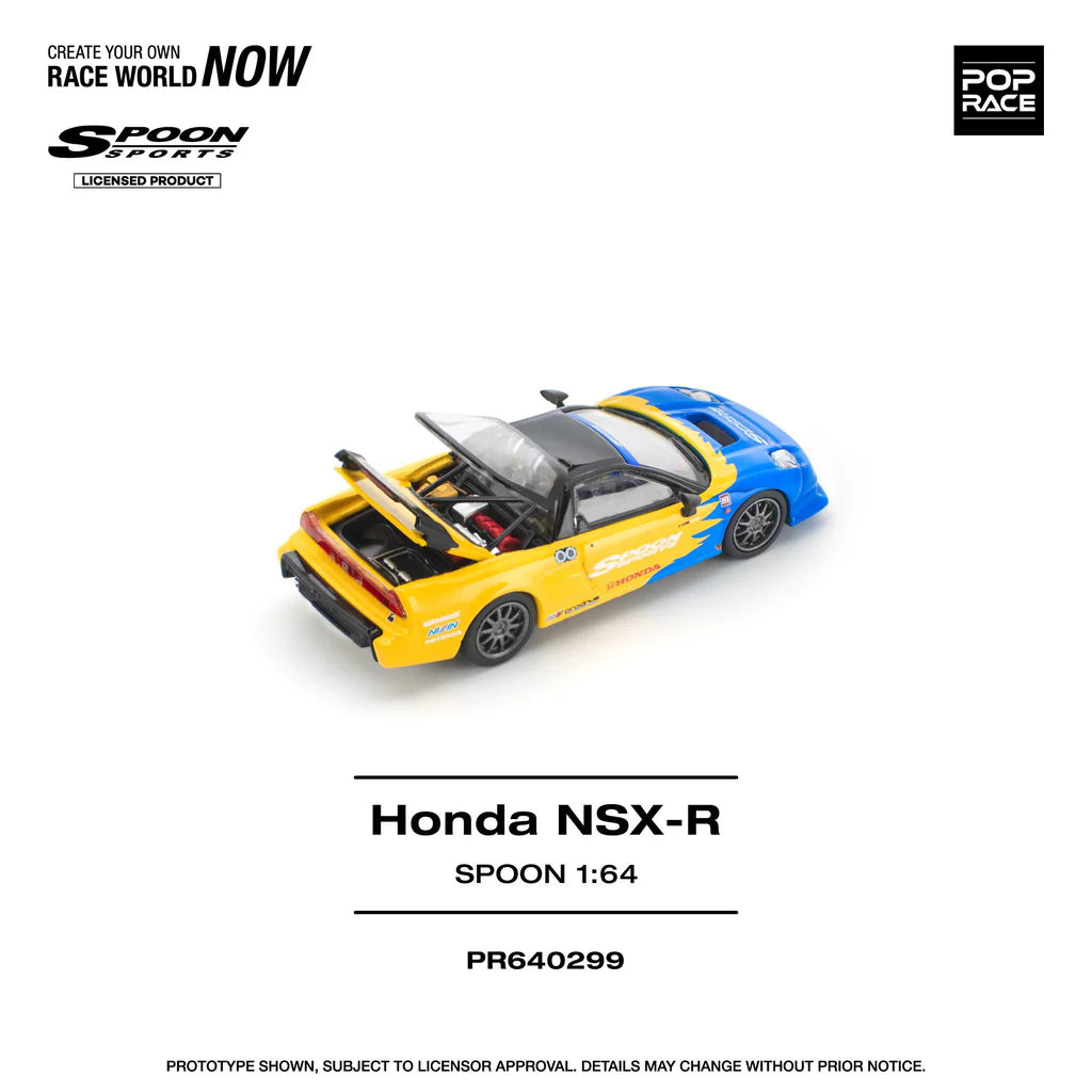 Pop Race Honda NSX-R Spoon 1:64 Diecast Car PR640299