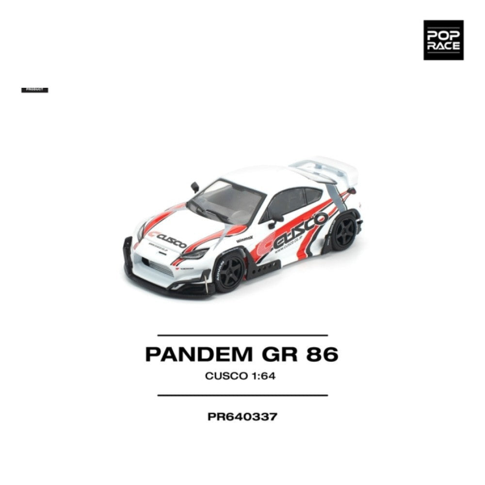 Pop Race Pandem GR86 - Cusco 1:64 Diecast Car PR640337