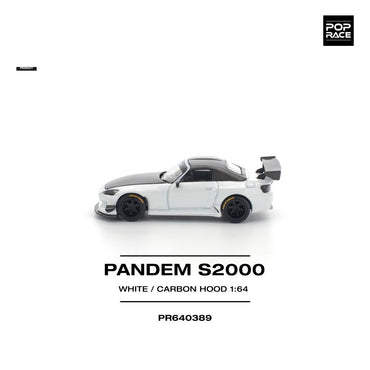 Pop Race Pandem S2000 Softtop White Tooling Variant 1:64 Car PR640389