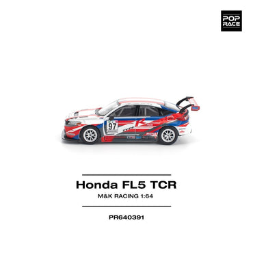 Pop Race Honda Civic Type-R (FL5) TCR - MK Racing 1:64 Car PR640391