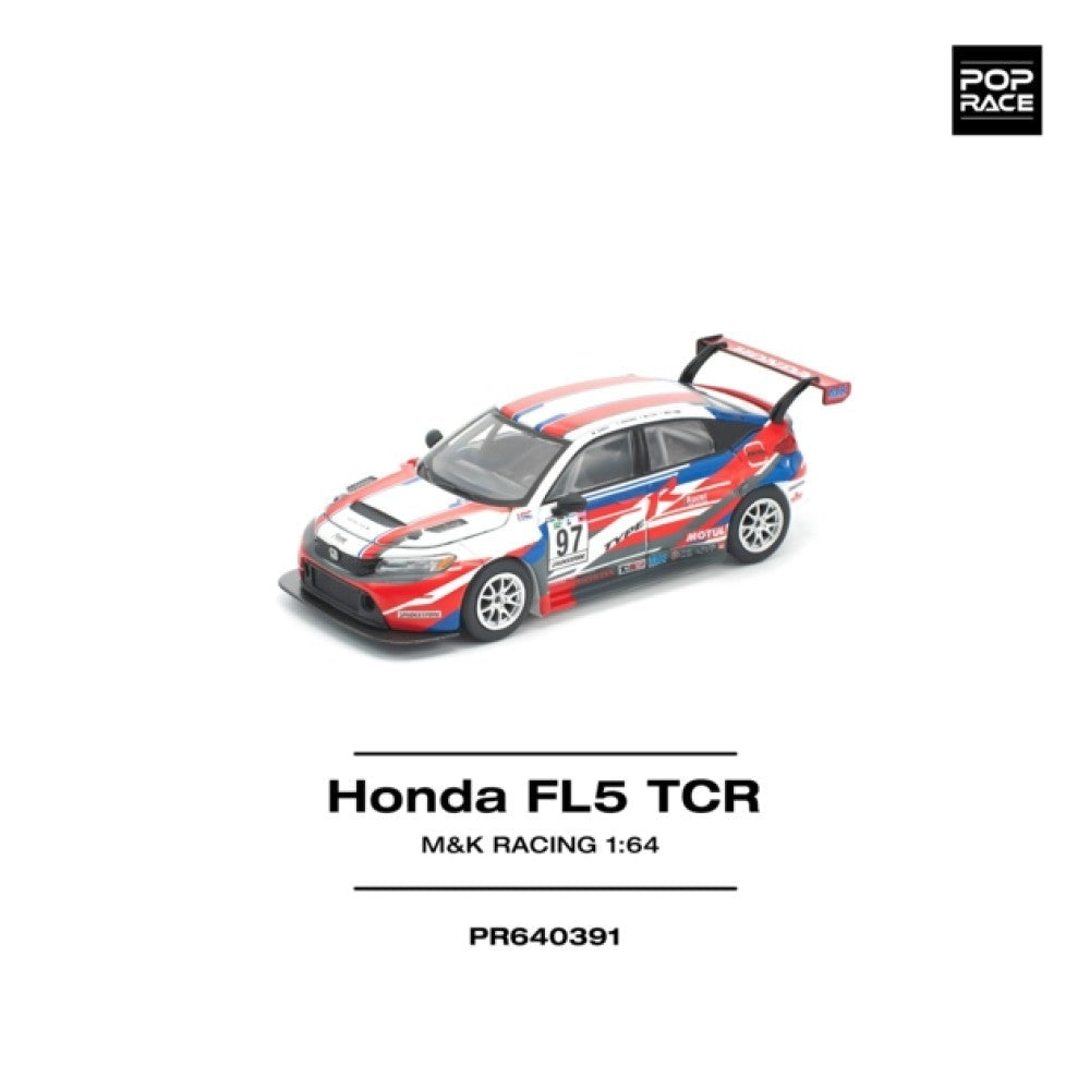 Pop Race Honda Civic Type-R (FL5) TCR - MK Racing 1:64 Car PR640391