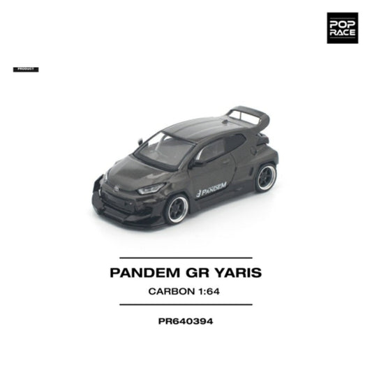 Pop Race Pandem GR Yaris Carbon Edition 1:64 Diecast Car PR640394