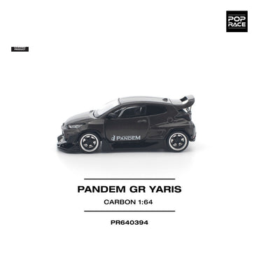 Pop Race Pandem GR Yaris Carbon Edition 1:64 Diecast Car PR640394