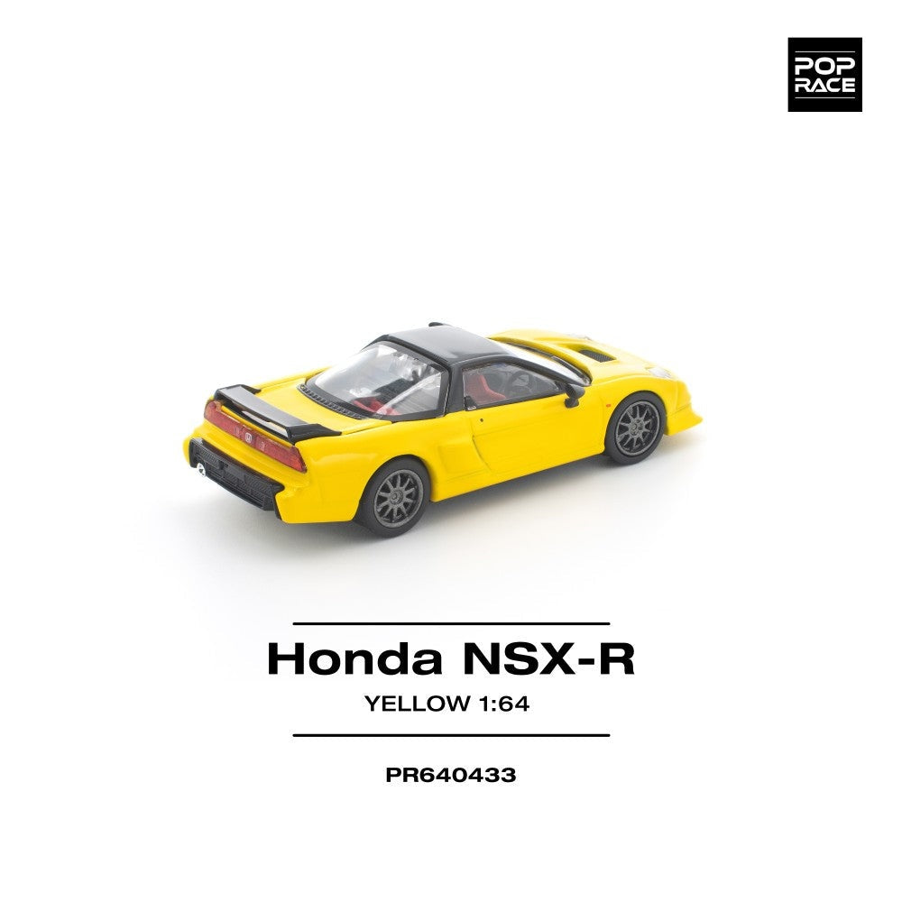Pop Race Honda NSX-R Yellow 1:64 Diecast Car PR640433