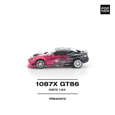 Pop Race 1087X GT86 (New Tooling) 1:64 Diecast Car PR640473