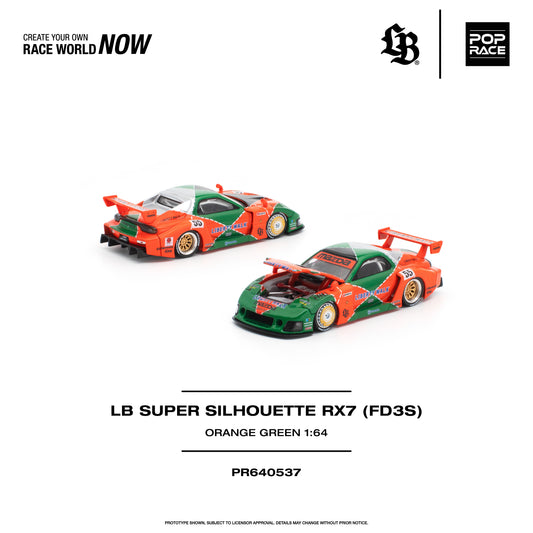 Pop Race LB Super Silhouette RX7 (FD3S) 1:64 Diecast Model PR640537