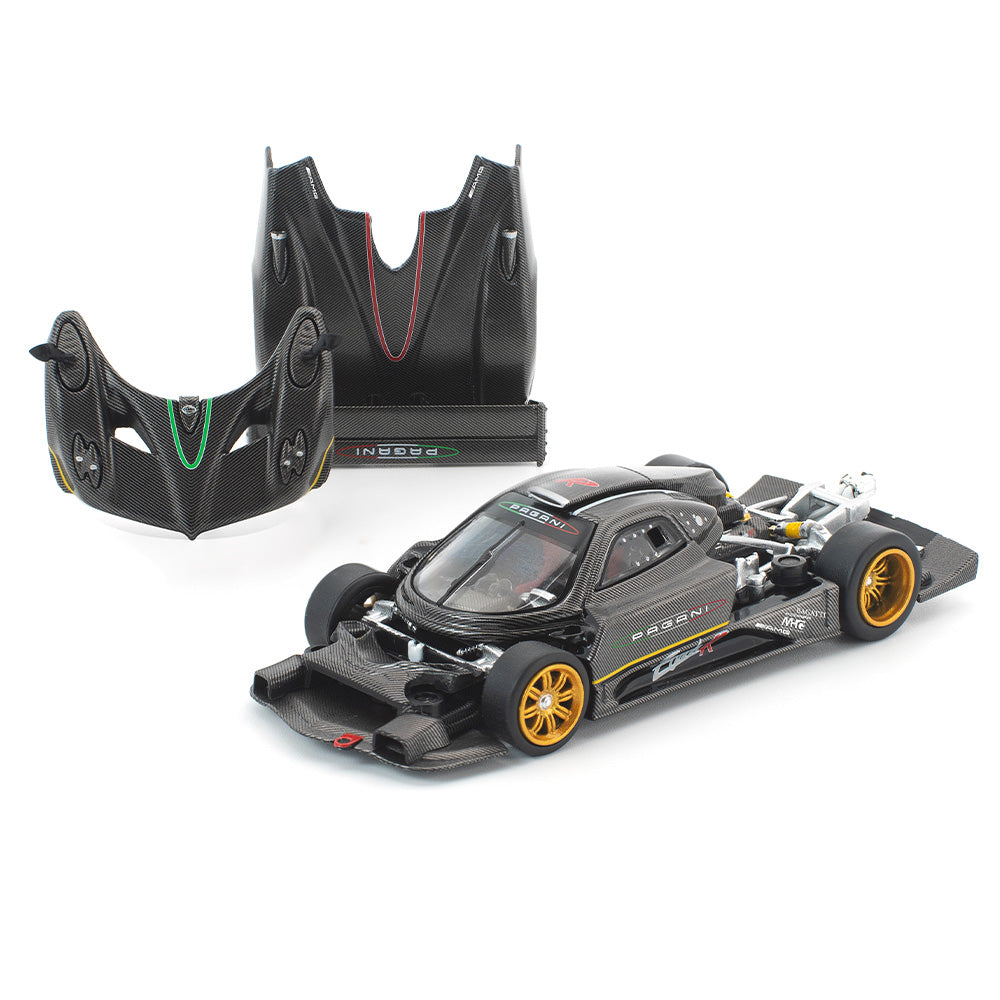 Pop Race Pagani Zonda R Nurburgring Lap Time Record 1:64 Diecast Car 640582