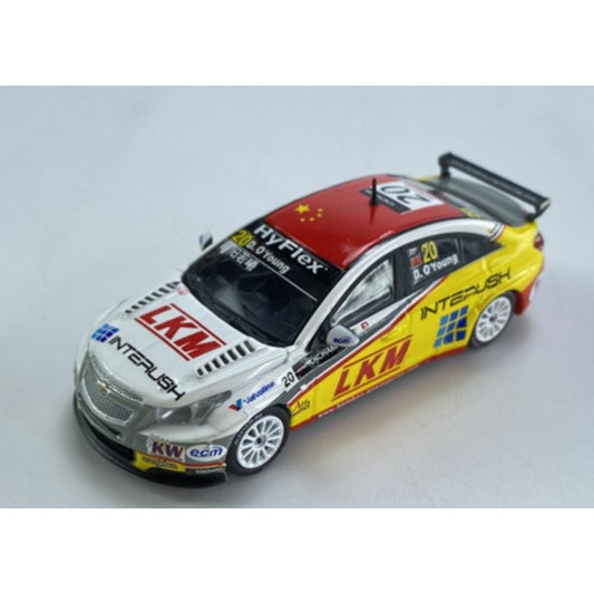 Pop Race Chevrolet Cruze WTCC Macau '12 No.20 Darryl O'Young 1:64 Diecast Model