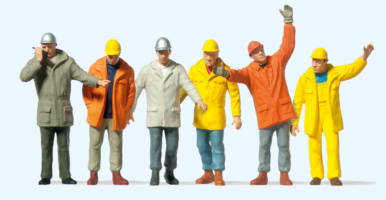 Preiser 65348 Steeplejacks (6) Figure Set O Gauge