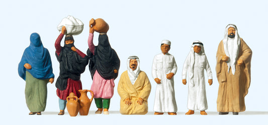 Preiser 68207 Arabs (7) Figure Set 1:50
