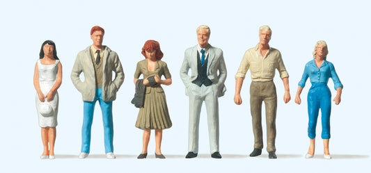 Preiser 68210 Passers By (6) Figure Set 1:50