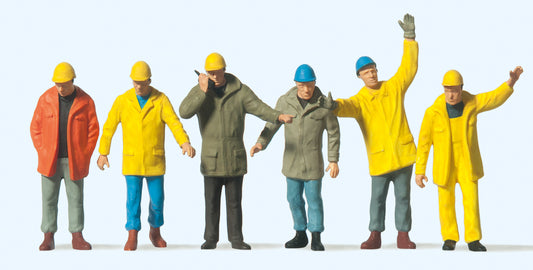 Preiser 68214 Steeplejacks (6) Figure Set 1:50