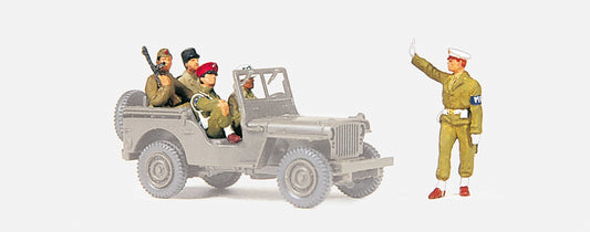 Preiser 72529 Military Police Vienna 1945 (5) Kit
