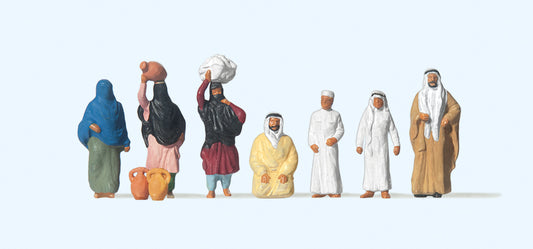 Preiser 74004 Arabs (7) Figure Set 1:100