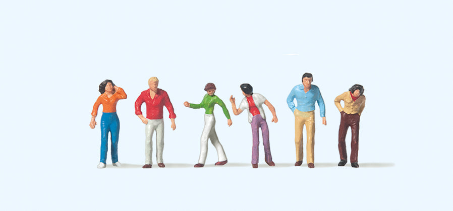 Preiser 75003 Passers By Walking (6) Figure Set TT Scale