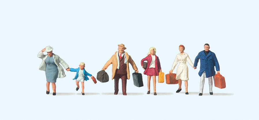 Preiser 75015 Family Krause on Journey (6) Figure Set TT Scale