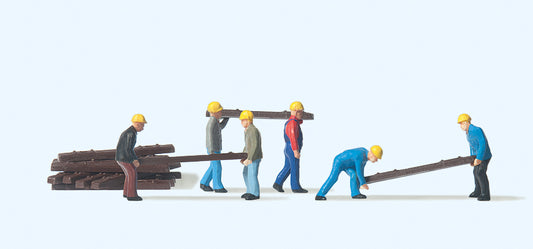 Preiser 79034 Sleeper Layers (6) Figure Set N Gauge