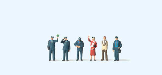 Preiser 79061 DB Train Personnel (6) Figure Set N Gauge