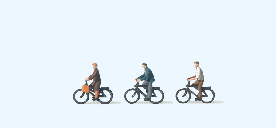 Preiser 79087 Cyclists (3) Figure Set N Gauge