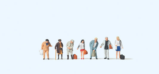 Preiser 79126 Passengers Standing (7) Figure Set N Gauge