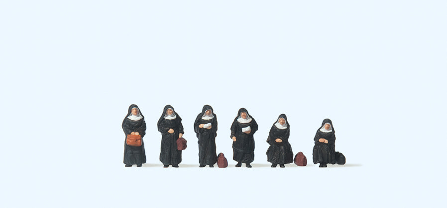 Preiser 79128 Nuns (6) Figure Set N Gauge
