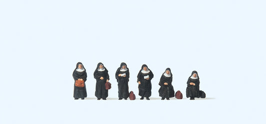 Preiser 79128 Nuns (6) Figure Set N Gauge