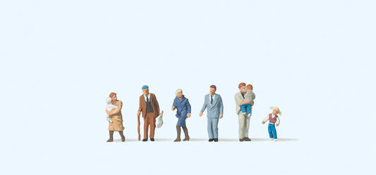 Preiser 79146 Passers By/Children (6) Figure Set N Gauge