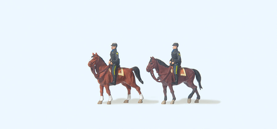 Preiser 79149 American Mounted Policemen (2) Figure Set N Gauge