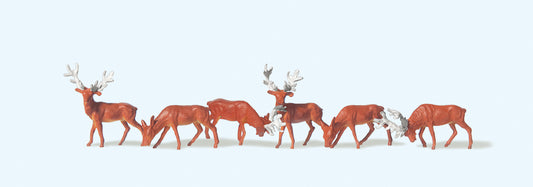 Preiser 79179 Stags (6) Figure Set N Gauge