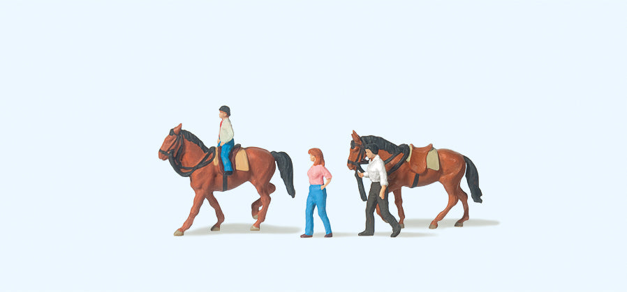 Preiser 79183 Horse Riders (2) Figure Set N Gauge